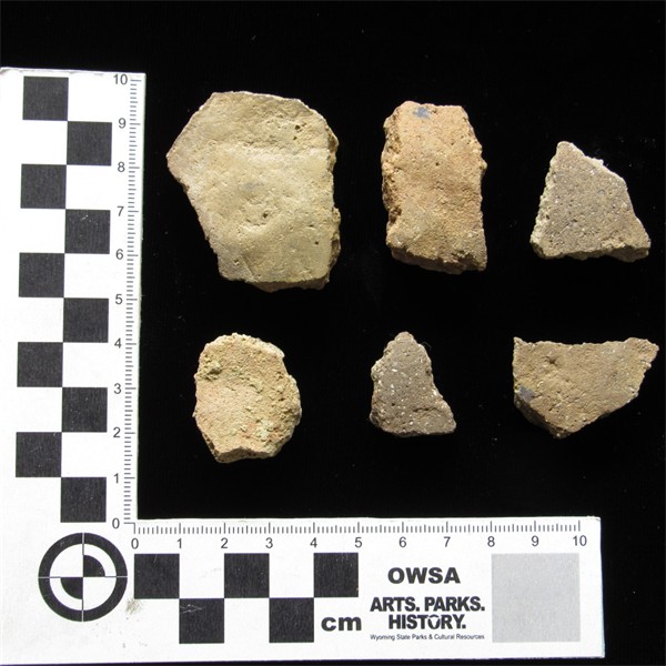 Fremont body sherds from the Woodard Site (48FR528) south of Riverton, Wyoming